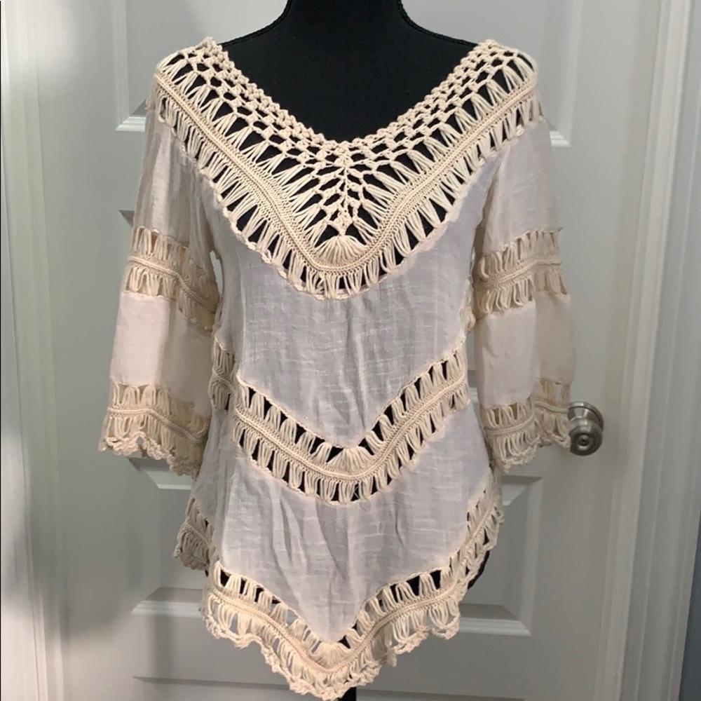 Crochet swimsuit cover up